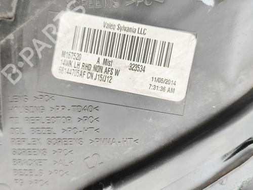 Left headlight JEEP GRAND CHEROKEE IV (WK, WK2) 3.0 CRD V6 4x4 | BP29829984C28