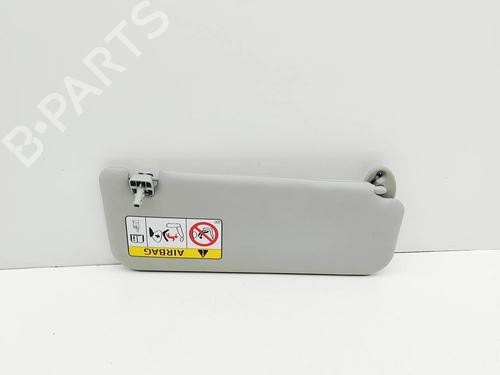 Venstre solskærm Venstre solskærm TOYOTA HILUX VIII Pickup (_N1_) 2.4 D 4WD (GUN125_, GUN125R) (150 hp) 34037355 34037355