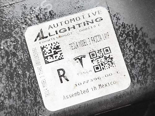 Right front fog light TESLA MODEL 3 (5YJ3) EV Performance AWD | BP33394546C31  - Image 7