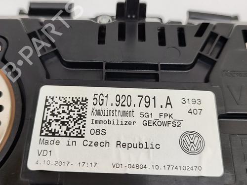 Instrument cluster VW GOLF VII (5G1, BQ1, BE1, BE2) 2.0 GTI | BP22999134C47 