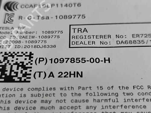 Electronic module TESLA MODEL 3 (5YJ3) EV | BP27765425M83 