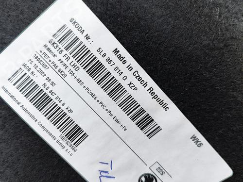 Front right panel SKODA ENYAQ iV SUV (5AZ) 80 | BP30620939C59 