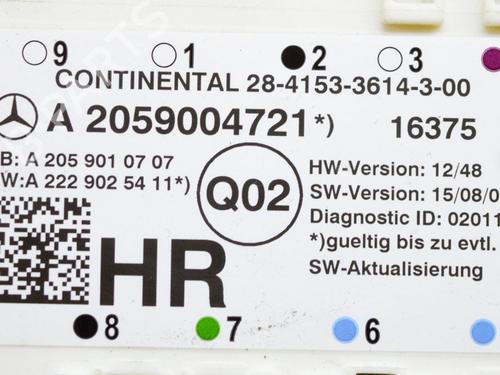 Electronic module MERCEDES-BENZ C-CLASS (W205) C 350 e (205.047) | BP13928744M83 