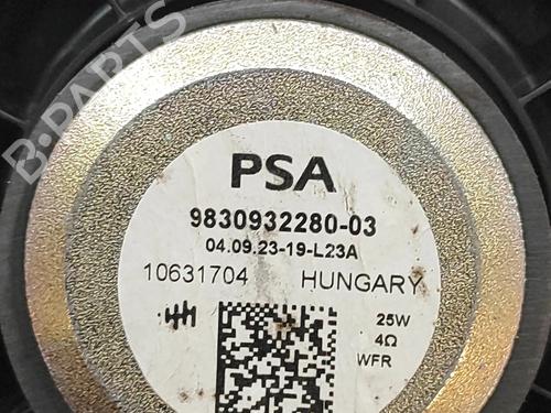 Speaker PEUGEOT 408 II (FP_, F3_, FM_) PureTech 130 (FPHNST) | BP27798873E2 