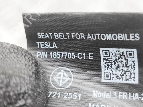 Front left seatbelt TESLA MODEL 3 (5YJ3) EV | BP40014538I26  - Image 8