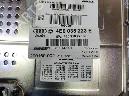 Electronic module AUDI A8 D3 (4E2, 4E8) 4.2 TDI quattro | BP26142149M83 - Image 8