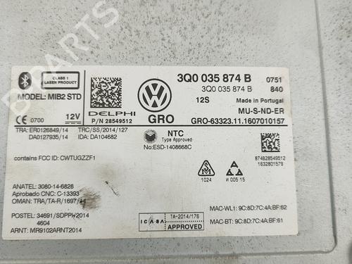 Elektronisk modul VW PASSAT B8 (3G2, CB2) 2.0 TDI | BP30596460M83