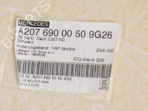 Interior roof MERCEDES-BENZ E-CLASS Coupe (C207) E 220 CDI / d (207.302, 207.301) | BP14612845I12 