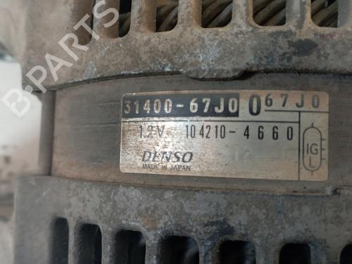 Alternator SUZUKI GRAND VITARA II (JT, TE, TD) 1.9 DDiS All-wheel Drive (JT419, TD44, JB419WD, JB419XD,... | BP25322950M7 