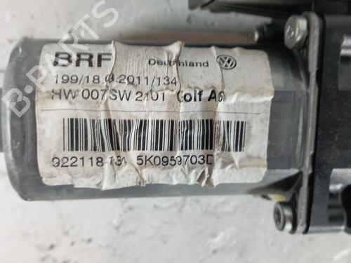Left rear window motor VW GOLF VI (5K1)  | BP25320357E23 