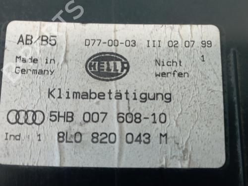 Climate control AUDI A3 (8L1) 1.9 TDI | BP25312771I5 