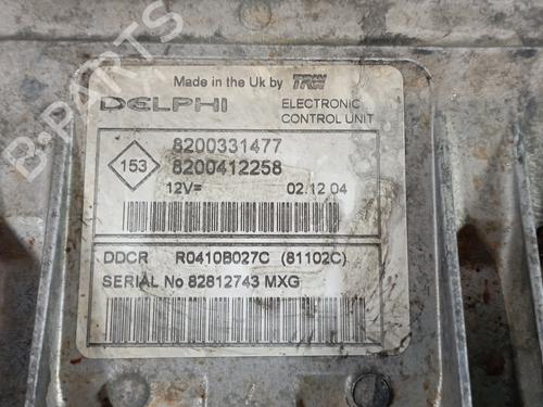 Engine control unit (ECU) RENAULT CLIO II (BB_, CB_)  | BP25322920M57 
