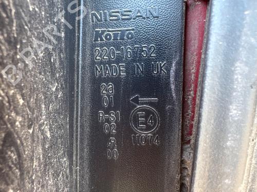 Used Left taillight NISSAN NOTE (E11, NE11) [2005-2013]  25440732