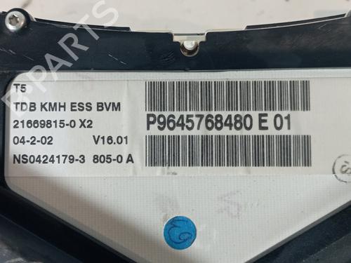 Instrument cluster PEUGEOT 307 CC (3B) 1.6 16V | BP25315483C47 