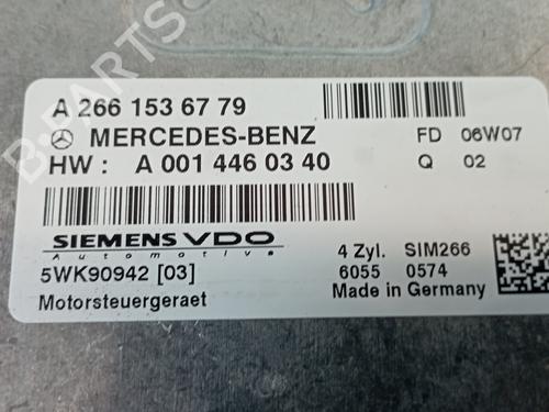 Engine control unit (ECU) MERCEDES-BENZ A-CLASS (W169) A 160 (169.031, 169.331) | BP25325194M57 