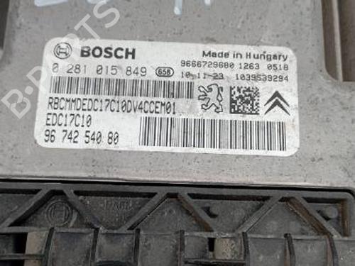 Engine control unit (ECU) CITROËN C3 II (SC_) | BP38709250M57 - Image 2