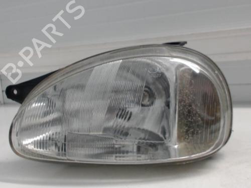 Used Left headlight OPEL CORSA B (S93) 1.0 i 12V (F08, F68, M68) (54 hp) 25637171