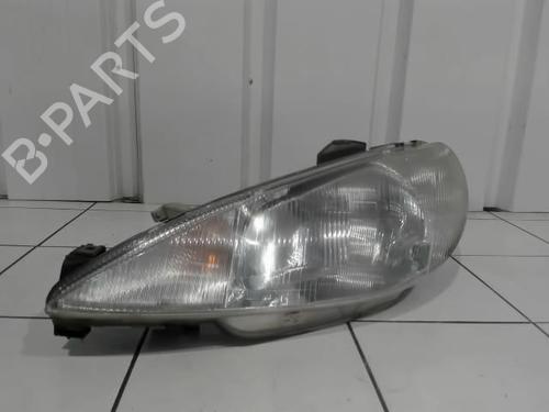 Used Left headlight PEUGEOT 206 Hatchback (2A/C) 2.0 HDI 90 (90 hp) 25630857