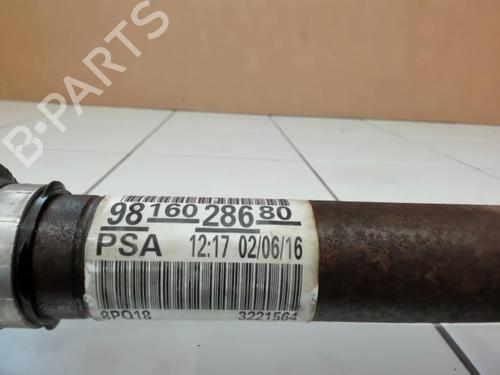 Right front driveshaft PEUGEOT 208 I (CA_, CC_) 1.6 HDi / BlueHDi 75 | BP25629227M39 