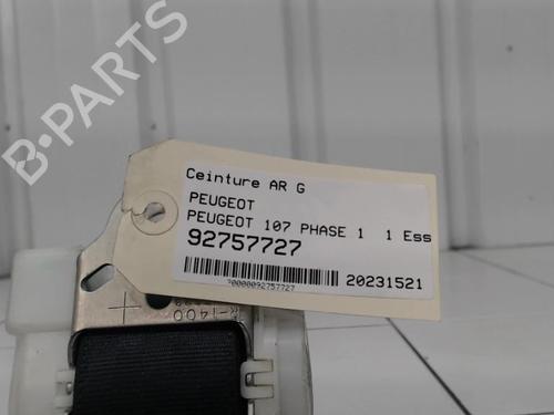 Used Rear left seatbelt Rear left seatbelt PEUGEOT 107 (PM_, PN_) 1.0 (68 hp) 25629598 25629598