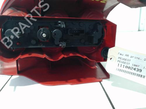 Right taillight PEUGEOT 1007 (KM_) 1.6 HDi | BP29635168C35 