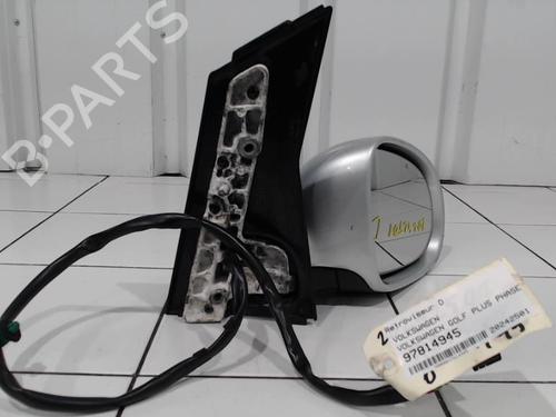 Right mirror VW GOLF PLUS V (5M1, 521) 2.0 TDI 16V | BP25636338C27 
