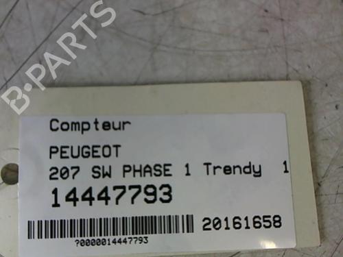 Used Instrument cluster Instrument cluster PEUGEOT 207 SW (WK_) 1.4 (73 hp) 25628822 25628822