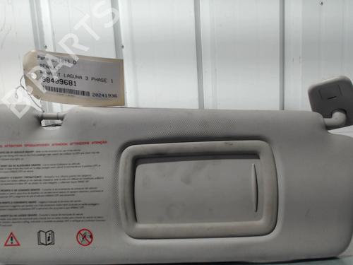 Right sun visor RENAULT LAGUNA III (BT0/1) 1.5 dCi (BT00, BT0A, BT0T, BT1J) | BP28317360I2 