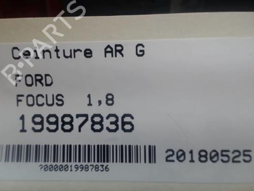 Used Rear left seatbelt Rear left seatbelt FORD FOCUS I (DAW, DBW) 1.8 TDCi (100 hp) 25635765 25635765