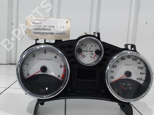 Used Instrument cluster PEUGEOT 207 (WA_, WC_) 1.6 HDi (90 hp) 25644417
