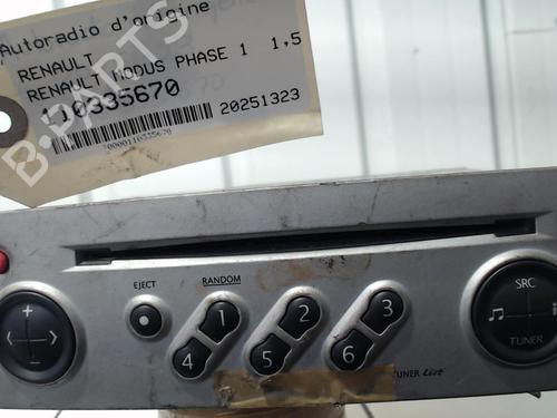 Bilradio RENAULT MODUS / GRAND MODUS (F/JP0_) 1.5 dCi (FP0D, JP0D) (82 hp) 28583957