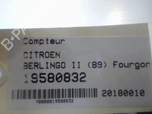 Instrument cluster CITROËN BERLINGO Box Body/MPV (B9) 1.6 HDi 90 16V | BP25632164C47 