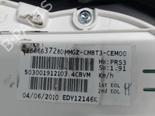 instrument-cluster-peugeot-206-2l_-2m_-2009-2010-2011-2012-2013-25633546 main image