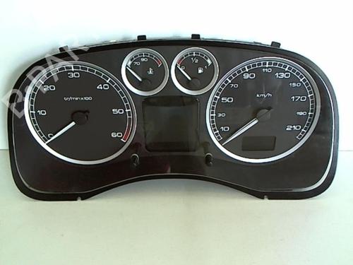 Used Instrument cluster PEUGEOT 307 (3A/C) 1.6 HDi 110 (109 hp) 25638050