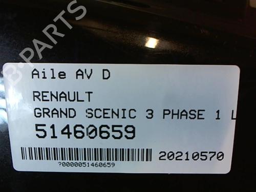 Forskærm Højre Forskærm Højre RENAULT GRAND SCÉNIC III (JZ0/1_) 1.5 dCi (JZ0B, JZ07) (106 hp) 25645294 25645294