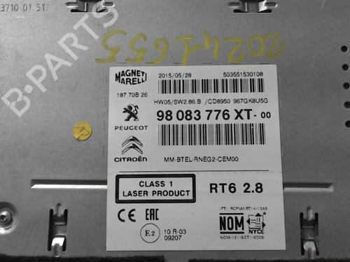 Radio PEUGEOT 3008 I MPV (0U_) 1.6 BlueHDi 120 | BP30964700E6