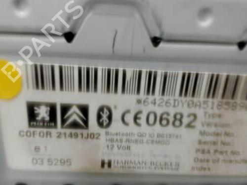 Radio PEUGEOT 3008 I MPV (0U_) 1.6 HDi | BP25636503E6 