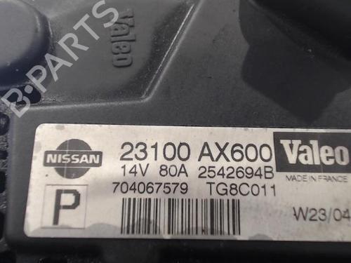 Alternator NISSAN MICRA III (K12) 1.2 16V | BP25639411M7 