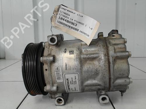 AC compressor CITROËN C4 Picasso I MPV (UD_) 1.6 HDi 110 9825868180