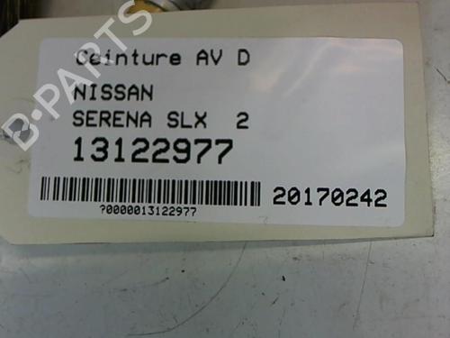 Used Front right seatbelt Front right seatbelt NISSAN SERENA (C23) 2.0 (126 hp) 25643825 25643825