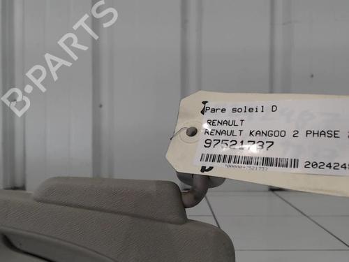 Used Right sun visor Right sun visor RENAULT KANGOO Express (FW0/1_) Z.E. (FW0Z, FW1Z) (60 hp) 25638977 25638977