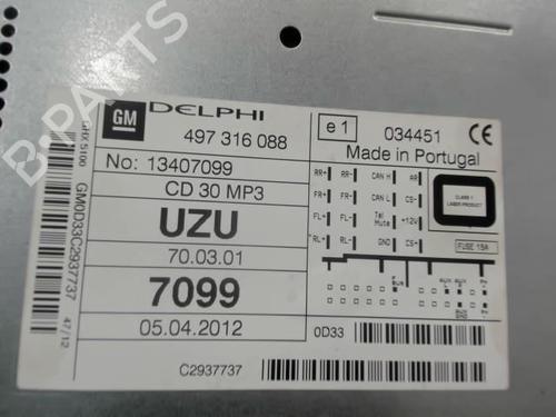 Radio OPEL CORSA D (S07) 1.2 (L08, L68) | BP25631117E6 