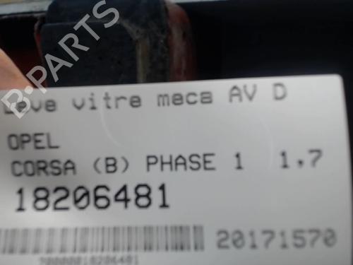 Front right window mechanism OPEL CORSA B (S93) 1.7 D (F08, F68, M68) | BP25635846C23 