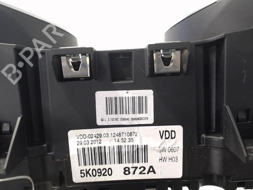Instrument cluster VW GOLF VI (5K1) 1.6 TDI | BP30438606C47 - Image 2