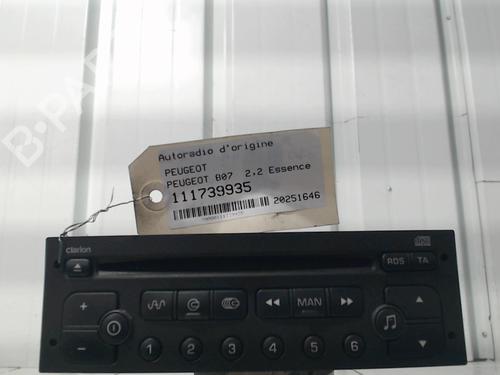 Used Radio PEUGEOT 807 (EB_) 2.2 (158 hp) 32507010