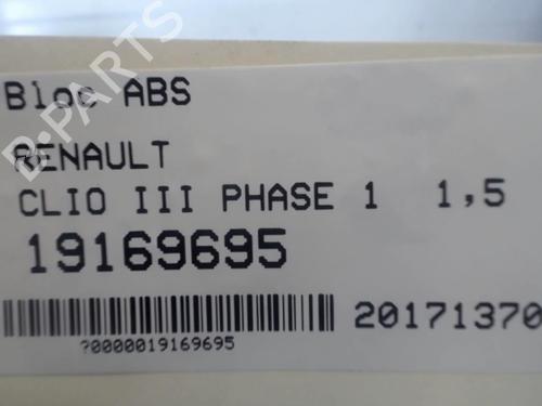 ABS pump RENAULT CLIO III (BR0/1, CR0/1) 1.5 dCi (BR17, CR17) | BP25635775M43 