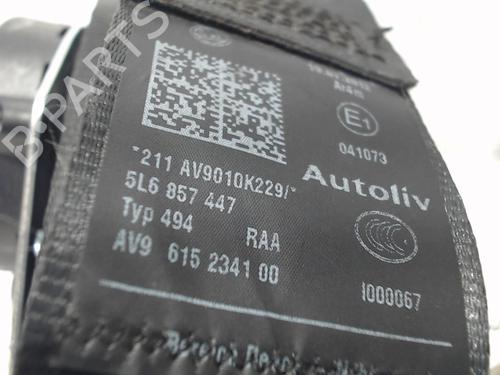 Used Rear right seatbelt Rear right seatbelt SKODA YETI (5L) 1.6 TDI (105 hp) 34278987 34278987
