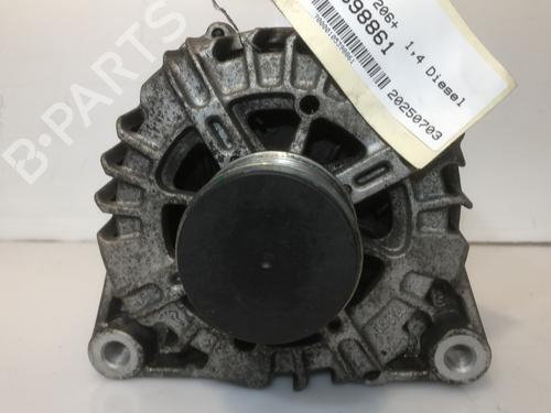 Alternator PEUGEOT 206+ (2L_, 2M_) 1.4 HDi eco 70 | BP29030006M7 