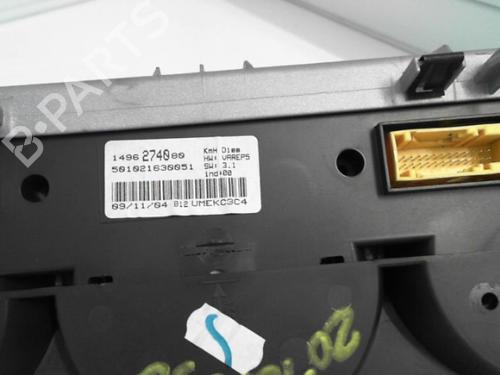 Instrument cluster PEUGEOT 807 (EB_) 2.0 HDi | BP25640814C47 