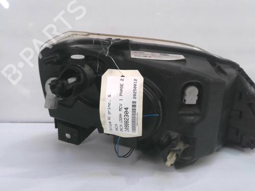 Used Left headlight Left headlight DACIA LOGAN MCV (KS_) 1.6 MPI 85 (84 hp) 29843620 29843620
